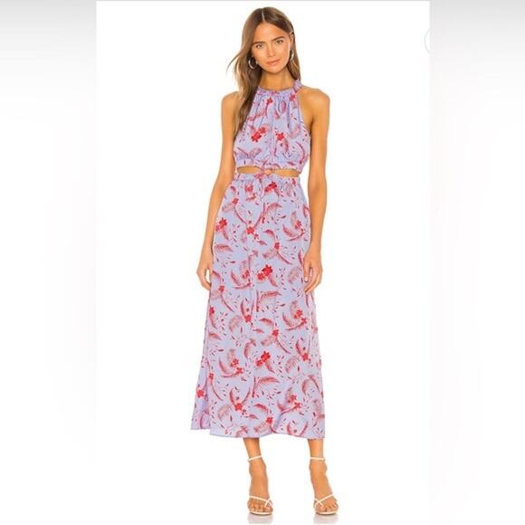 LIKELY Karrica Midi Dress in Periwinkle Size 00 - Picture 3 of 10